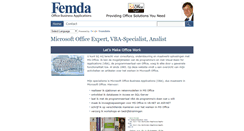 Desktop Screenshot of femda.com